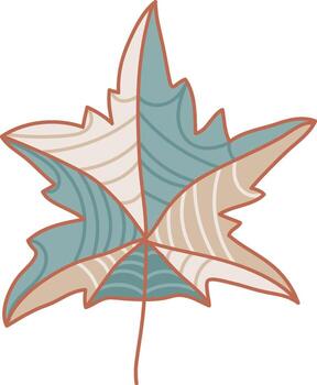 resumen arce hoja con líneas modelo vector