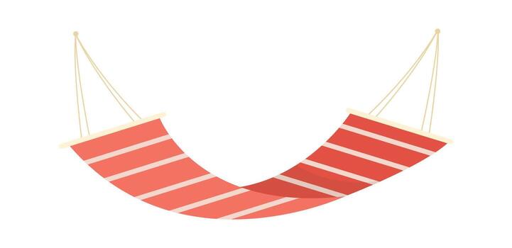 Hammock with Striped Pattern vector
