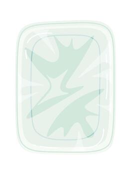 resumen hoja modelo en marco vector