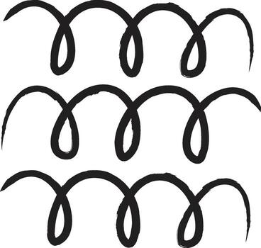 Curved Lines Pattern vector