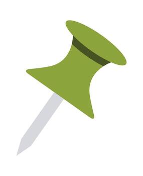 chincheta con agudo punto vector