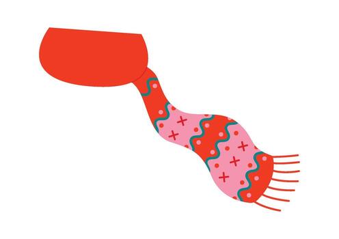 Abstract Worm with Patterns vector