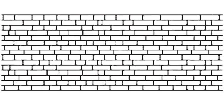 Seamless Structural Brick Wall Pattern for Building and Construction Projects vector