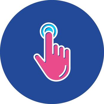 Double tap on Double Click Touch Tap Two Taps vector