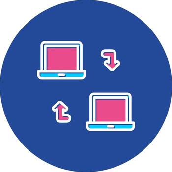 remoto acceso en teletrabajo virtual acceso apagado sitio conexión vector