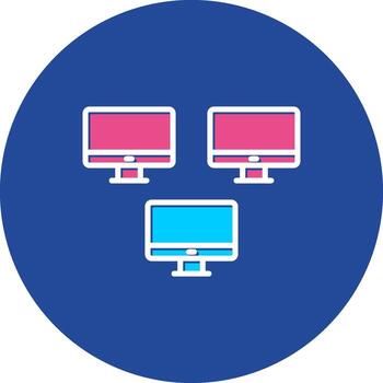 Networking Icon connect internet web vector