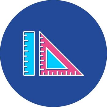 conjunto cuadrado en regla triángulo sequía dibujo herramienta vector