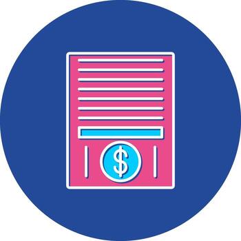 Financial Report on Statement Balance Sheet Ledger Summary vector