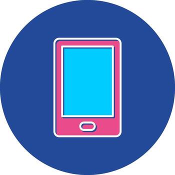 Tablet on Device Pad Portable Computer Mobile vector