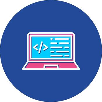 programación en codificación desarrollo software guion vector