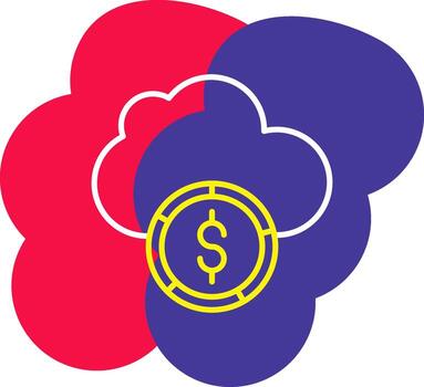 Cloud data storage internet vector
