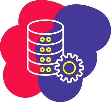 Database Management Icon data organize server vector