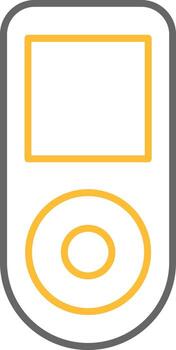 Phone Line Tow Color Bubble call mobile device vector