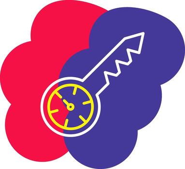 One Time Password Line Tow Color Bubble otp security code vector