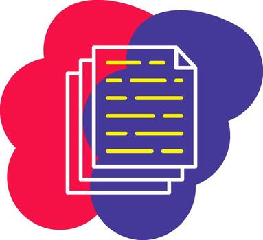 archivos documentos datos almacenamiento vector