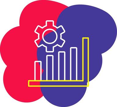 Growth Chart Progress Graph Trend Chart Performance Metrics vector