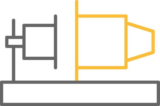 Tablet Line Tow Color Bubble device screen mobile vector