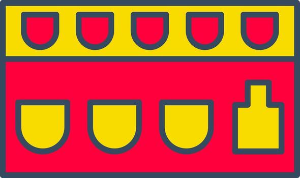 Switch Cable Hub Internet Network Connection PortsClean vector