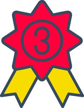 Third third place bronze last next-to-last third position lowest position third in line third partyubordinate tertiaryClean vector