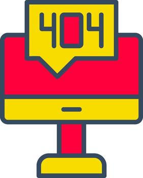 404 error error imagen gráfico Arte vector