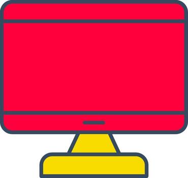 monitor monitor pantalla visual terminal computadora monitor vector