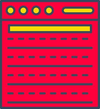 Browser Window Web Interface Internet Portal Online Access vector