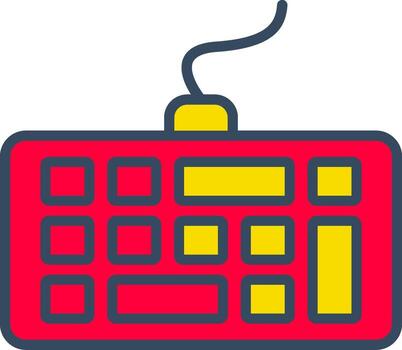 computadora hardware computadora parte entrada dispositivo teclado escritura limpia vector