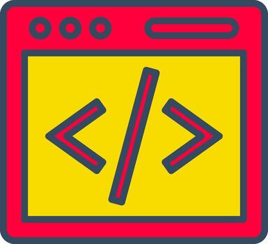 codificación diseño desarrollo html programación ui ux limpieza web vector