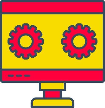 computadora ajustes configuración preferencias sistema opciones vector