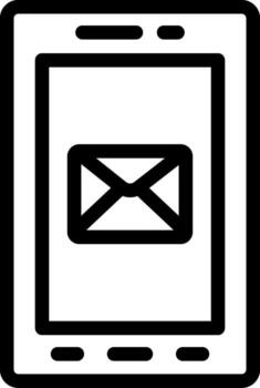 Email Sharp Edge Visual vector