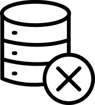 Delete Data Business App Graphic vector