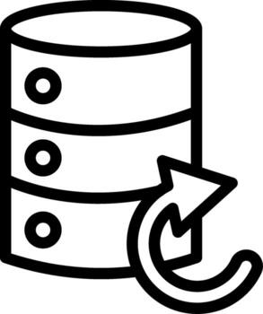 Backup Tech Styled Form vector