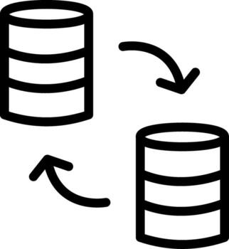 Data Transfer App-Based UI Graphic vector