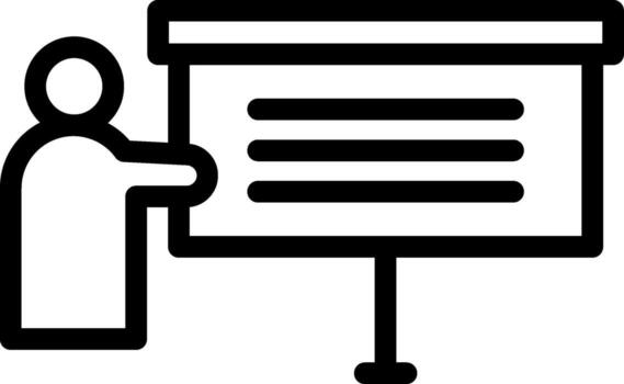 Presentation Gradient Themed Symbol vector