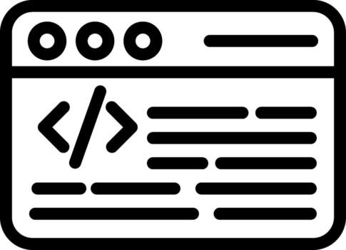 Coding Modern Shape Graphic vector