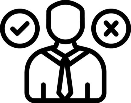 Decision Making Muted Tone Element vector