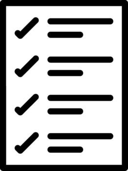 Checklist Sharp Edge Visual vector