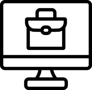 en línea negocio codificado ui símbolo vector