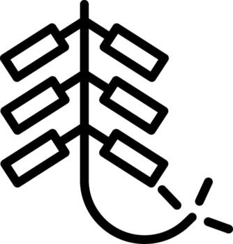 Firecracker Outline Icon vector
