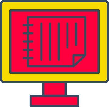 en línea notas luego líneas de burbuja web notas nube vector