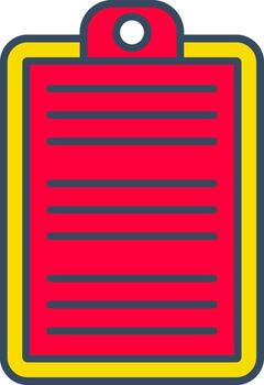 Clipboard then linesdedBubble Document List Task vector