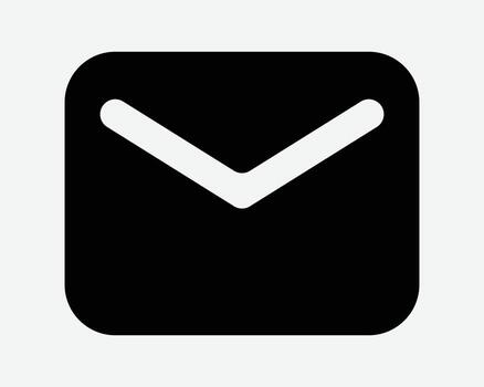 Envelope Mail Icon Email Message Correspondence Communication Postal Letter Contract Notification Newsletter Inbox Receive Unread Sealed Symbol Sign vector