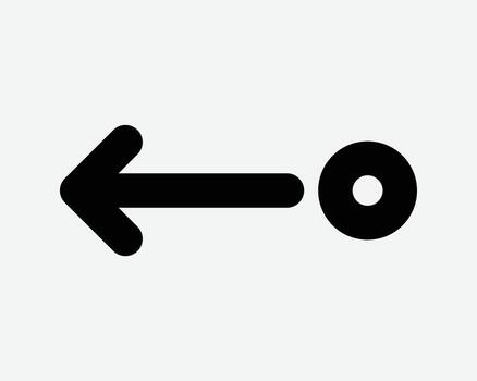 Swipe Left Arrow Gesture Icon Scroll Before Pointer Navigation Cursor Direction Path West Position Tap Scrolling Action Sign Beside Previous Backward vector