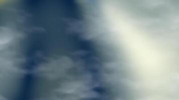 dorado zafiro resumen animación de vistoso nubes Moviente despacio y morphing formas, creando un soñador antecedentes. video