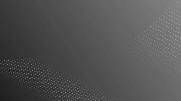 lysande prickar och ljus rutnät maska i trogen nätverk animering på grå lutning bakgrund video