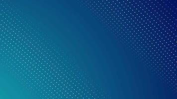 Digital Mesh Structure with Shining Dots and Luminous Lines on Blue Cyan Gradient Background video