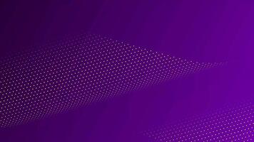 minimo Tech Rete animazione con neon splendore e particella nodi su viola pendenza sfondo video