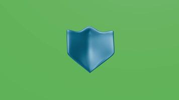 bleu armure bouclier video