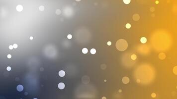 abstrato bokeh fundo com brilhando dourado e prata luz gradiente efeito video