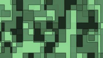em camadas verde retângulos fundo dentro uma estruturada abstrato rede Projeto video